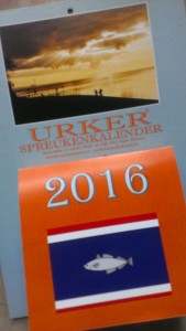 Cover Urker Spreukenkalender 2016